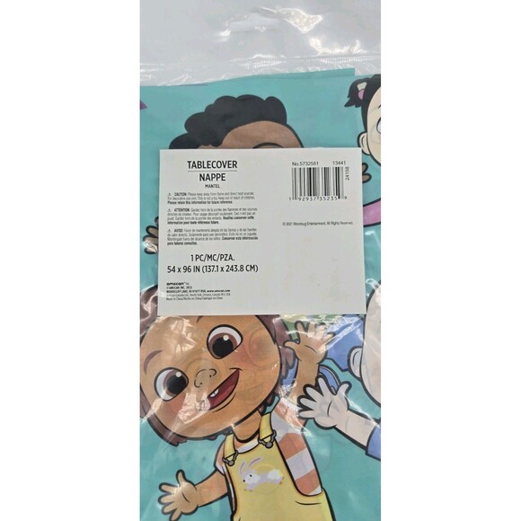 Cocomelon Baby Kid Birthday Party Decoration Plastic Tablecover Tablecloth 54x96 - Picture 2 of 5